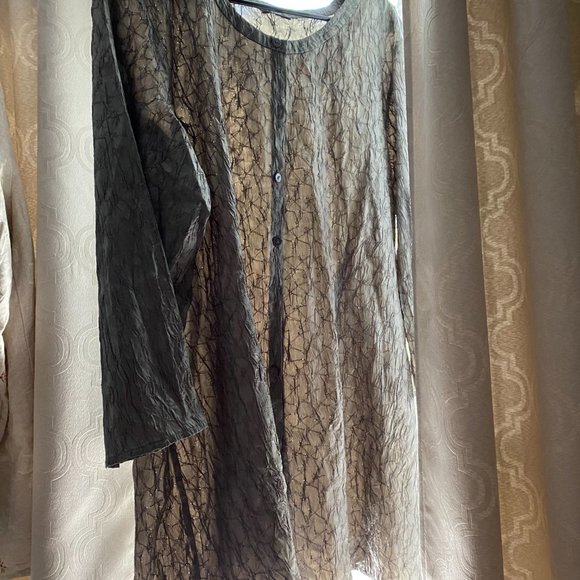 Eileen Fisher Woman Silk Tunic - Picture 7 of 8